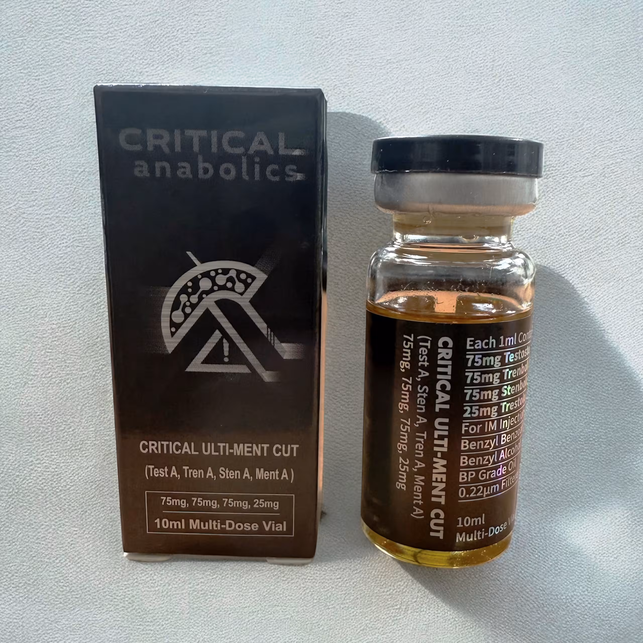 critical anabolics 250 mg ulti ment cut injection vial